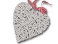 Serce wiklinowe zawieszka - 12 cm