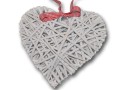 Serce wiklinowe zawieszka - 12 cm
