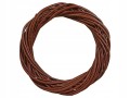 Wianek wiklinowy brązowy 25 cm