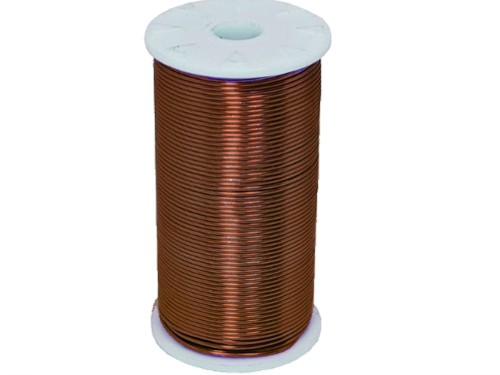 Drut florystyczny aluminiowy brązowy 1mm, 100 g