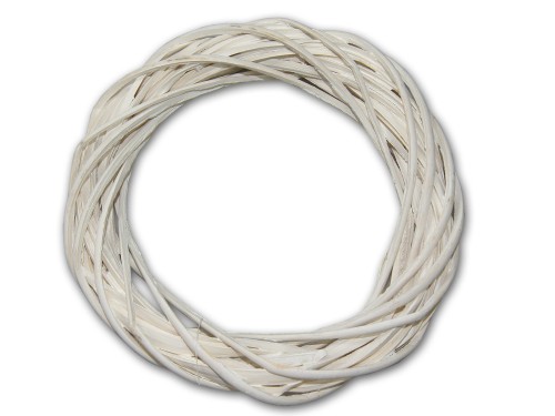 Wianek biały 20cm