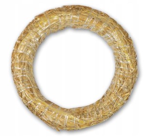 Wianek podkład słomiany - 25 cm