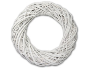 Wianek biały 25cm