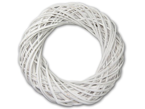 Wianek biały 25cm