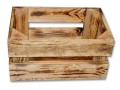 Skrzynka drewniana opalana 32 x 20 cm