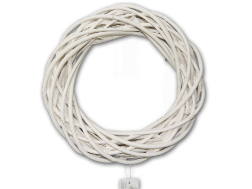 Wianek biały 30cm